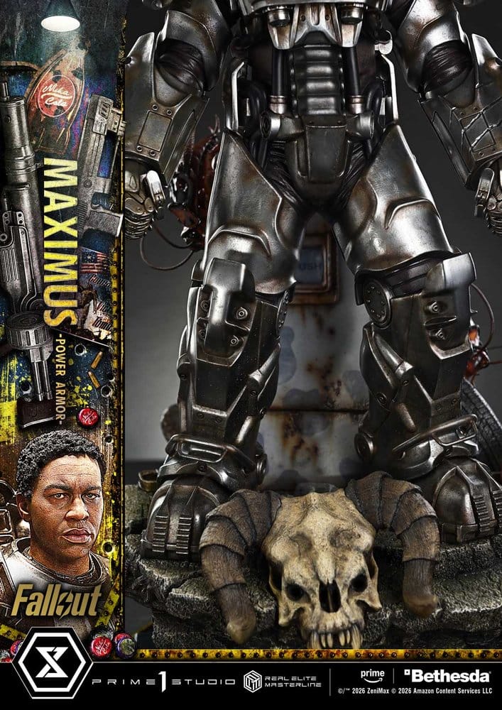 [PREORDINE] Fallout Statua Real Elite Masterline 1/4 Maximus Power Armor 67 cm - Prime 1 Studio - Statue