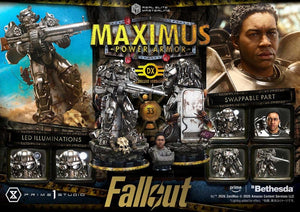 [PREORDINE] Fallout Statua Real Elite Masterline 1/4 Maximus Power Armor Deluxe Version 67 cm - Prime 1 Studio - Statue