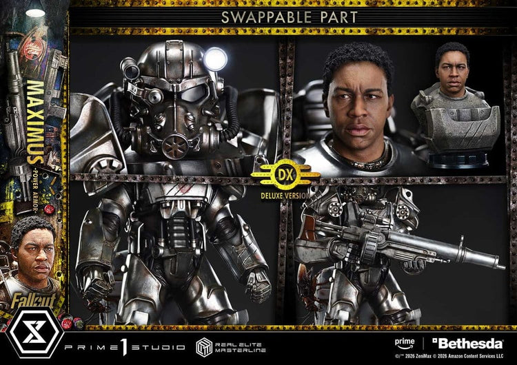 [PREORDINE] Fallout Statua Real Elite Masterline 1/4 Maximus Power Armor Deluxe Version 67 cm - Prime 1 Studio - Statue