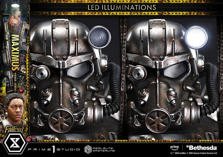 [PREORDINE] Fallout Statua Real Elite Masterline 1/4 Maximus Power Armor Deluxe Version 67 cm - Prime 1 Studio - Statue