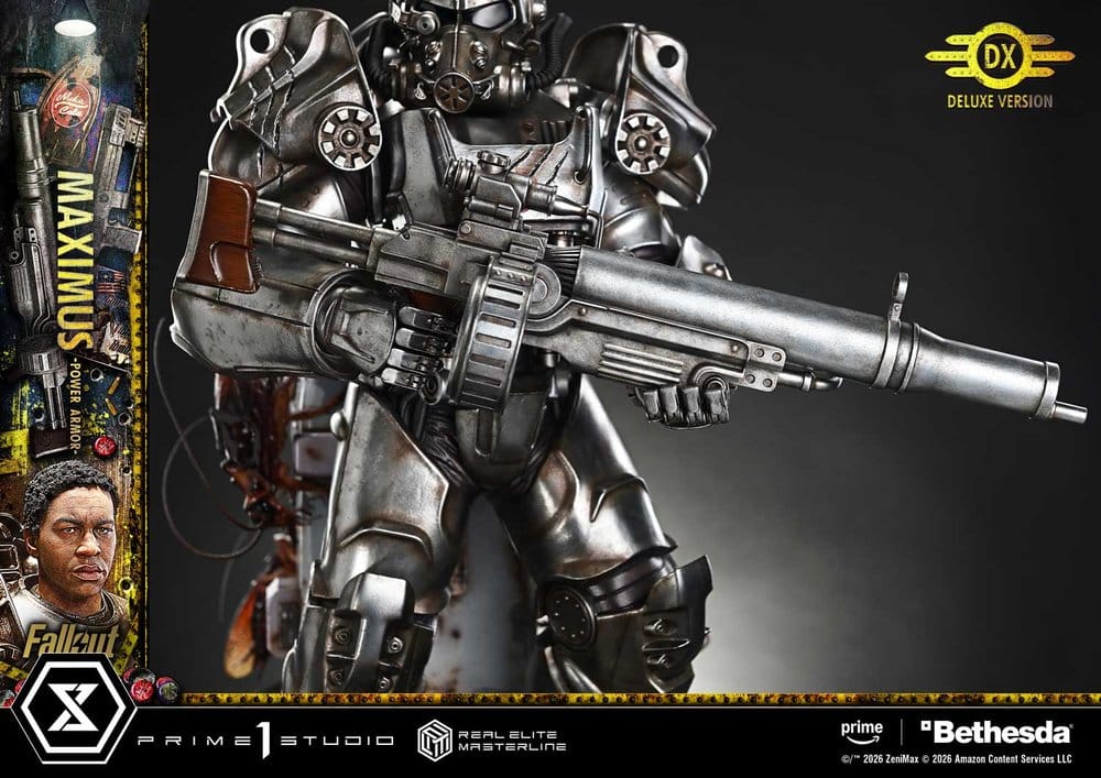 [PREORDINE] Fallout Statua Real Elite Masterline 1/4 Maximus Power Armor Deluxe Version 67 cm - Prime 1 Studio - Statue