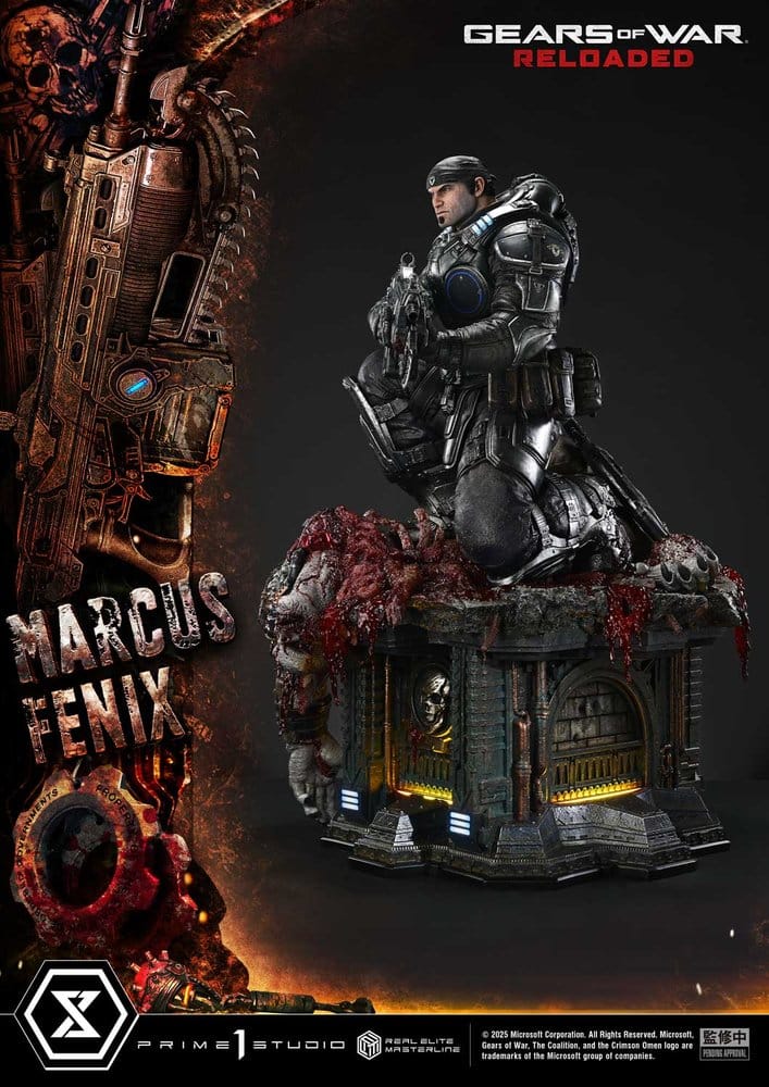 [PREORDINE] Gears of War: Reloaded - Statua Marcus Fenix Ultimate Version 97 cm - Prime 1 Studio - Statue