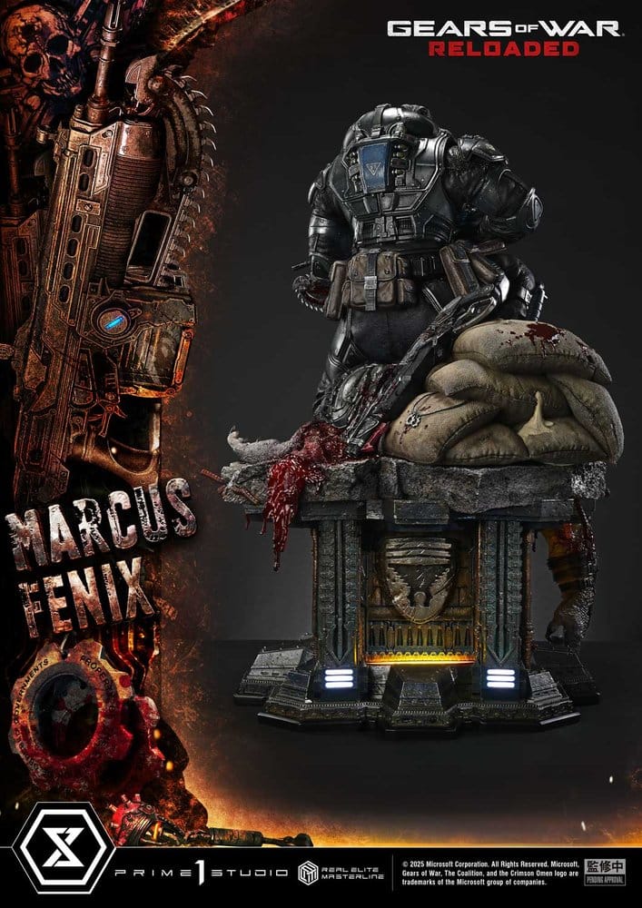 [PREORDINE] Gears of War: Reloaded - Statua Marcus Fenix Ultimate Version 97 cm - Prime 1 Studio - Statue