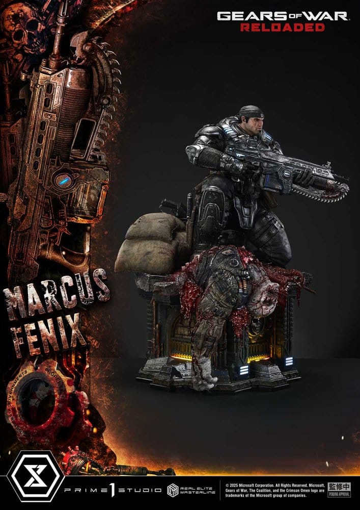 [PREORDINE] Gears of War: Reloaded - Statua Marcus Fenix Ultimate Version 97 cm - Prime 1 Studio - Statue