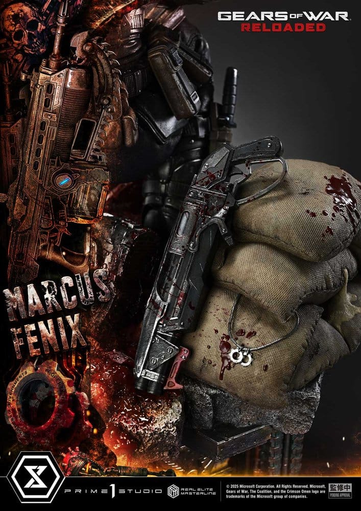 [PREORDINE] Gears of War: Reloaded - Statua Marcus Fenix Ultimate Version 97 cm - Prime 1 Studio - Statue