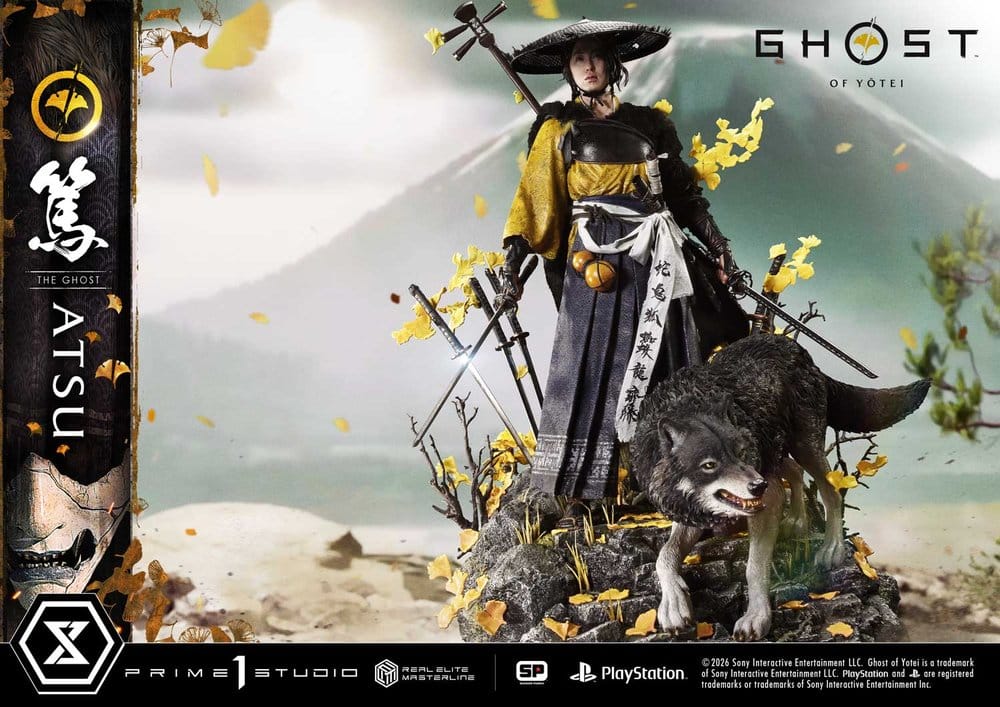 [PREORDINE] Ghost of Yotei - Statua Real Elite Masterline 1/4 Atsu 59 cm - Prime 1 Studio - Statue