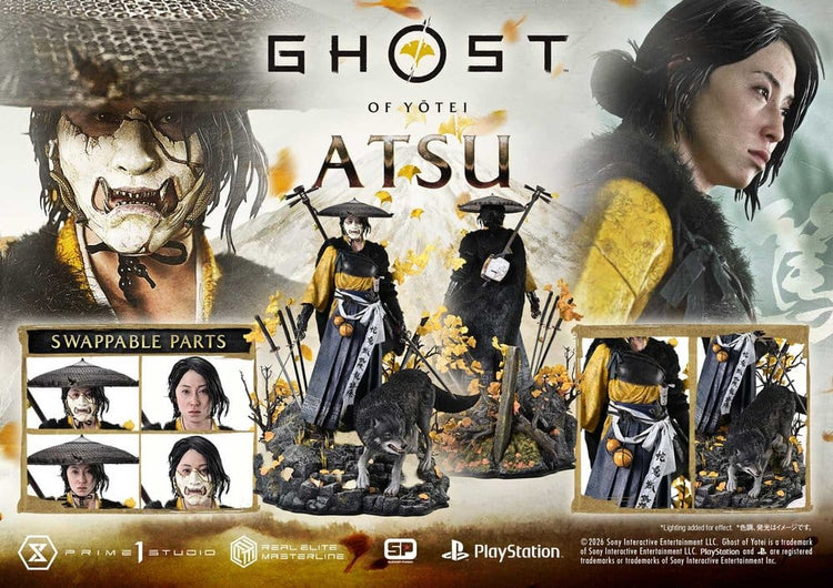 [PREORDINE] Ghost of Yotei - Statua Real Elite Masterline 1/4 Atsu 59 cm - Prime 1 Studio - Statue