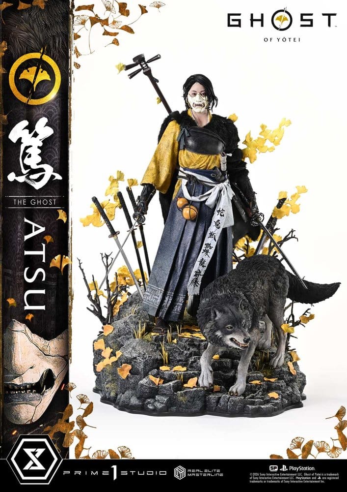 [PREORDINE] Ghost of Yotei - Statua Real Elite Masterline 1/4 Atsu 59 cm - Prime 1 Studio - Statue