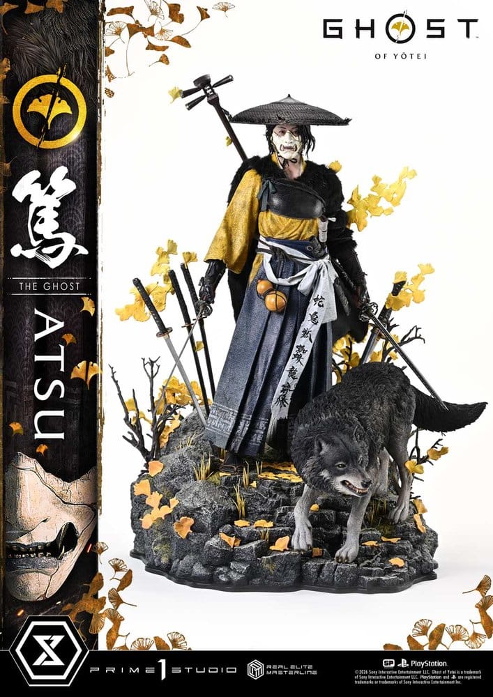 [PREORDINE] Ghost of Yotei - Statua Real Elite Masterline 1/4 Atsu 59 cm - Prime 1 Studio - Statue