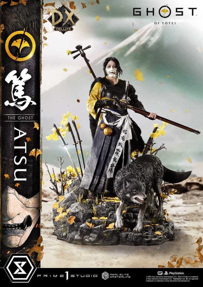 [PREORDINE] Ghost of Tsushima - Statua Real Elite Masterline 1/4 Atsu Deluxe Version 59 cm - Prime 1 Studio - Statue