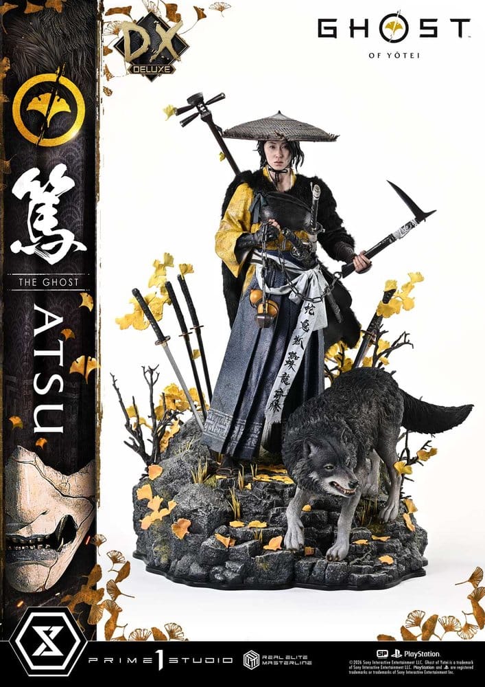 [PREORDINE] Ghost of Tsushima - Statua Real Elite Masterline 1/4 Atsu Deluxe Version 59 cm - Prime 1 Studio - Statue