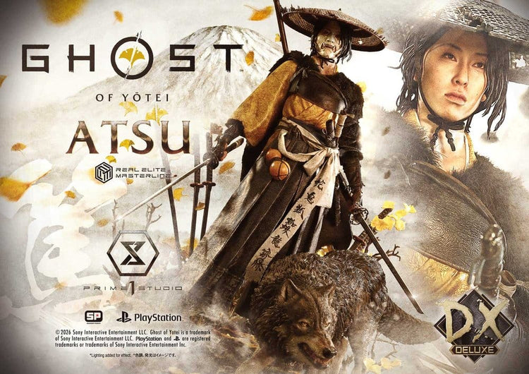 [PREORDINE] Ghost of Yotei - Statua Real Elite Masterline 1/4 Atsu DX Bonus Version 59 cm - Prime 1 Studio - Statue