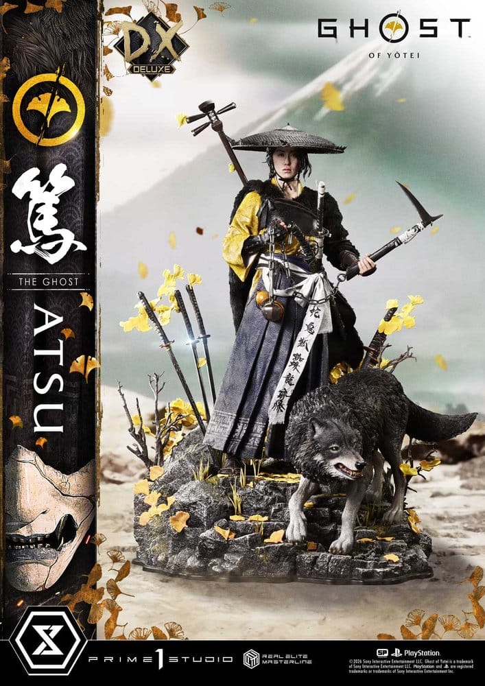 [PREORDINE] Ghost of Yotei - Statua Real Elite Masterline 1/4 Atsu DX Bonus Version 59 cm - Prime 1 Studio - Statue