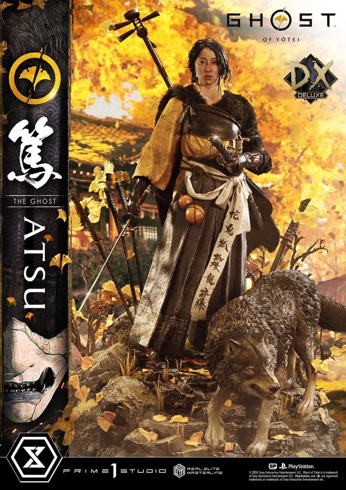 [PREORDINE] Ghost of Yotei - Statua Real Elite Masterline 1/4 Atsu DX Bonus Version 59 cm - Prime 1 Studio - Statue
