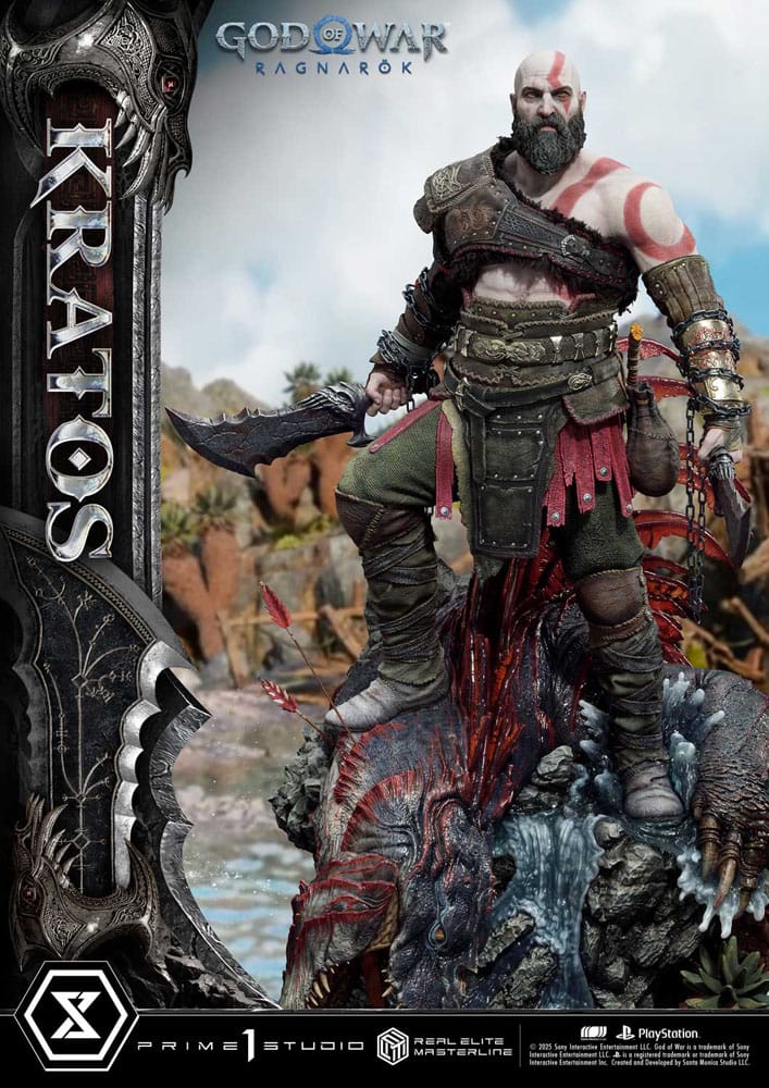 [PREORDINE] God of War: Ragnarok Statua 1/3 Kratos Ultimate Version 95 cm - Prime 1 Studio - Statue