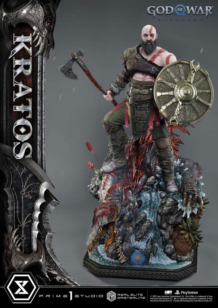 [PREORDINE] God of War: Ragnarok Statua 1/3 Kratos Ultimate Version 95 cm - Prime 1 Studio - Statue