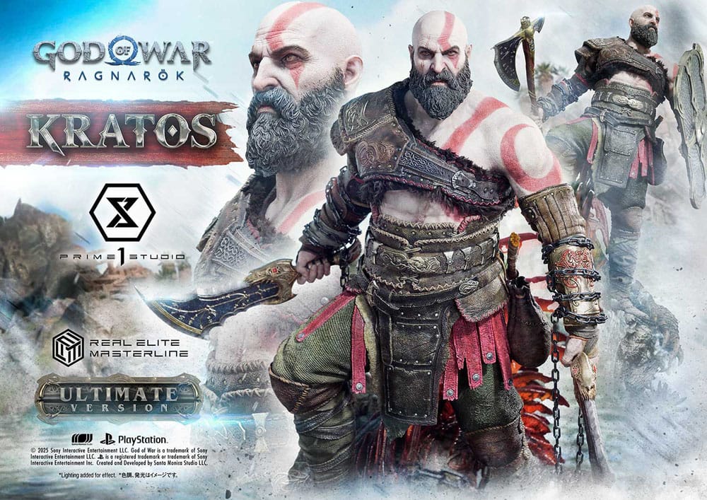 [PREORDINE] God of War: Ragnarok - Statua Kratos Ultimate Version 1/3 - 95 cm - Prime 1 Studio - Statue
