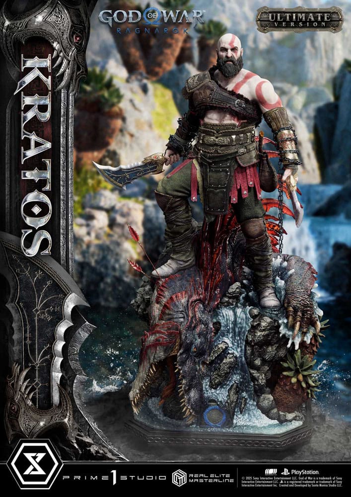 [PREORDINE] God of War: Ragnarok - Statua Kratos Ultimate Version 1/3 - 95 cm - Prime 1 Studio - Statue