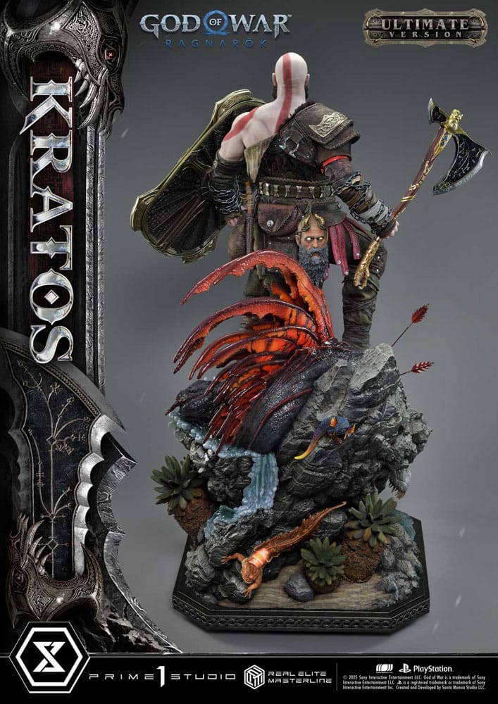 [PREORDINE] God of War: Ragnarok - Statua Kratos Ultimate Version 1/3 - 95 cm - Prime 1 Studio - Statue