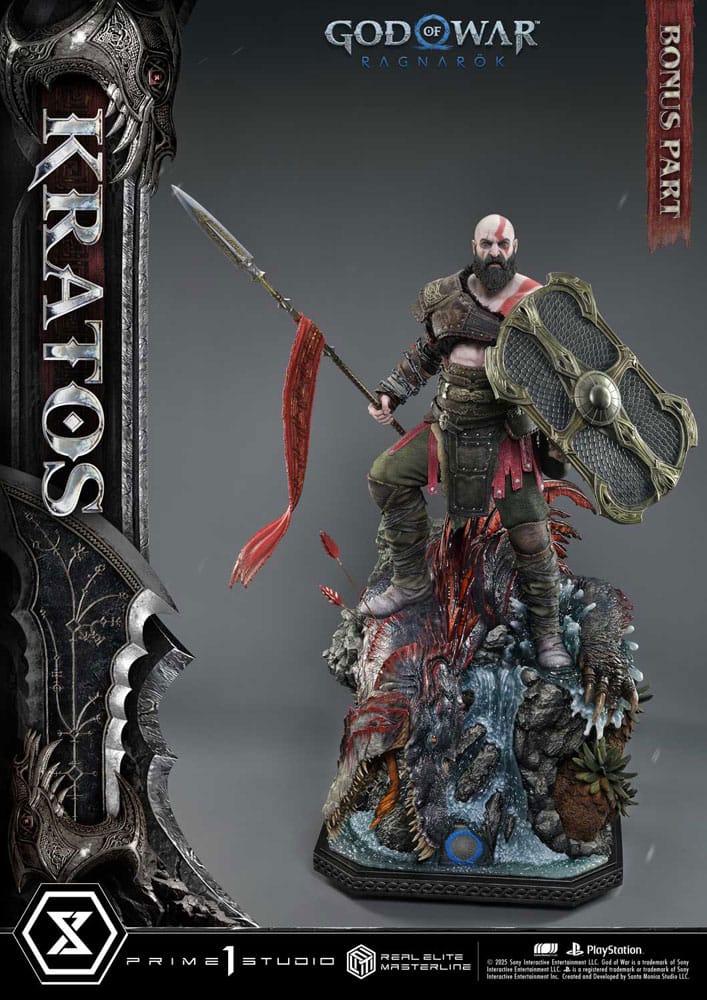 [PREORDINE] God of War: Ragnarok Statua 1/3 Kratos Ultimate Bonus Version 95 cm - Prime 1 Studio - Statue