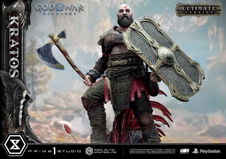 [PREORDINE] God of War: Ragnarok Statua 1/3 Kratos Ultimate Bonus Version 95 cm - Prime 1 Studio - Statue