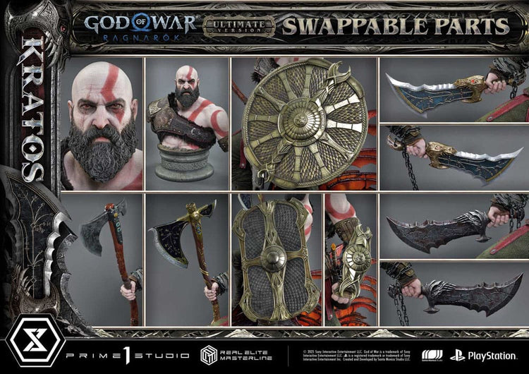 [PREORDINE] God of War: Ragnarok Statua 1/3 Kratos Ultimate Bonus Version 95 cm - Prime 1 Studio - Statue