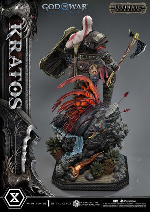 [PREORDINE] God of War: Ragnarok Statua 1/3 Kratos Ultimate Bonus Version 95 cm - Prime 1 Studio - Statue