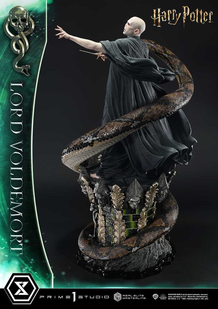 [PREORDINE] Statua Harry Potter Real Elite Masterline 1/4 Lord Voldemort Bonus Version 83 cm - Prime 1 Studio - Statue