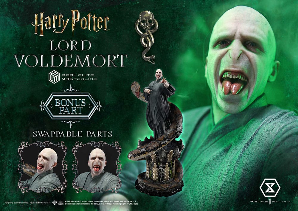 [PREORDINE] Statua Harry Potter Real Elite Masterline 1/4 Lord Voldemort Bonus Version 83 cm - Prime 1 Studio - Statue