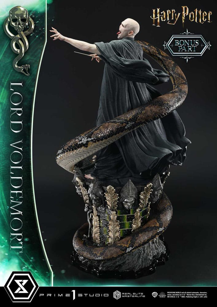 [PREORDINE] Statua Harry Potter Real Elite Masterline 1/4 Lord Voldemort Bonus Version 83 cm - Prime 1 Studio - Statue