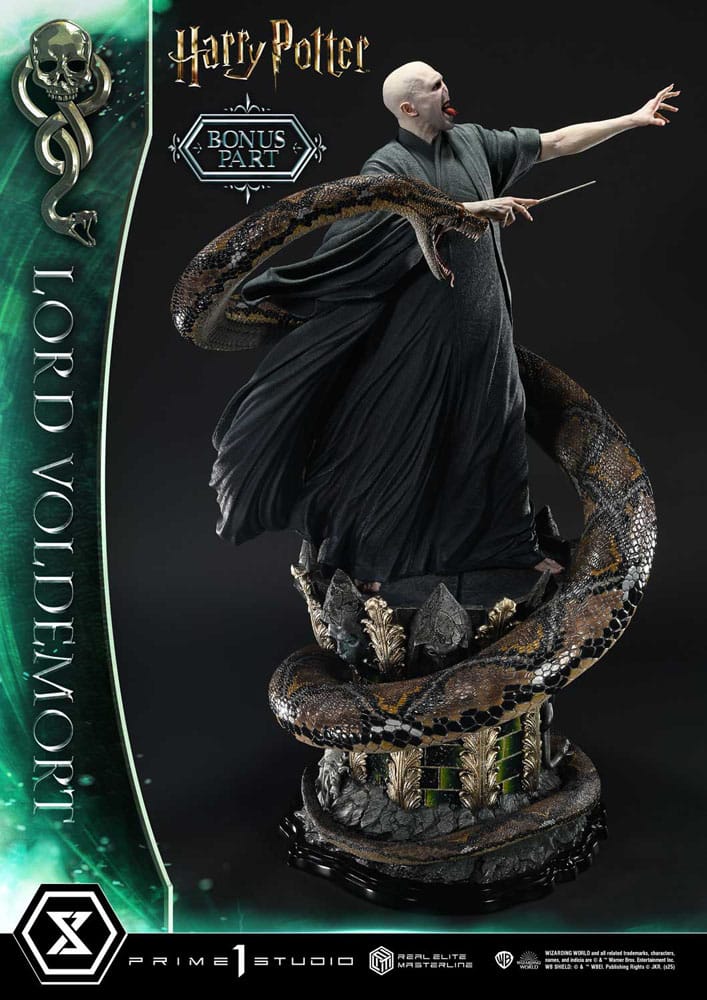 [PREORDINE] Statua Harry Potter Real Elite Masterline 1/4 Lord Voldemort Bonus Version 83 cm - Prime 1 Studio - Statue