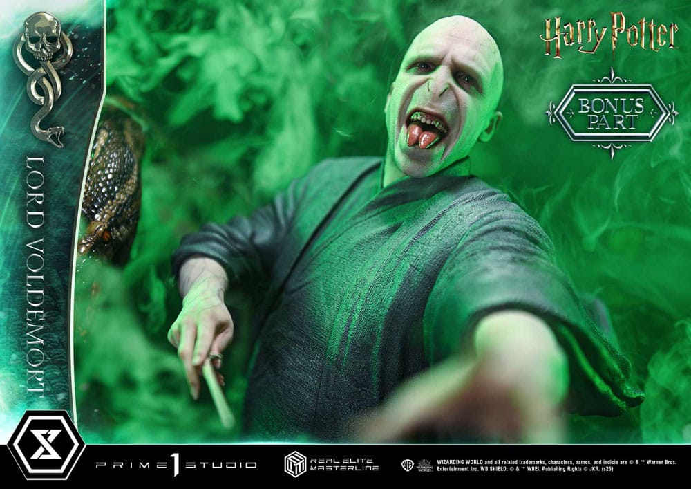 [PREORDINE] Statua Harry Potter Real Elite Masterline 1/4 Lord Voldemort Bonus Version 83 cm - Prime 1 Studio - Statue