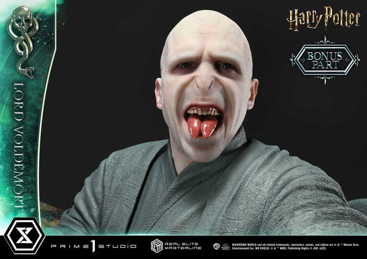 [PREORDINE] Statua Harry Potter Real Elite Masterline 1/4 Lord Voldemort Bonus Version 83 cm - Prime 1 Studio - Statue