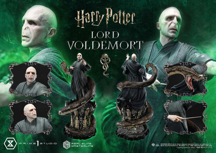 [PREORDINE] Statua Harry Potter Real Elite Masterline 1/4 Lord Voldemort Bonus Version 83 cm - Prime 1 Studio - Statue