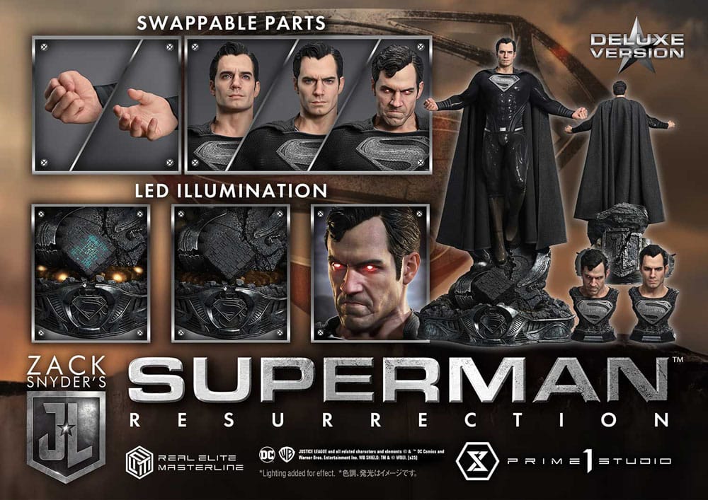 [PREORDINE] Justice League di Zack Snyder - Statua Superman Resurrezione Deluxe 1/3 - Prime 1 Studio - Prime 1 Studio - Statue