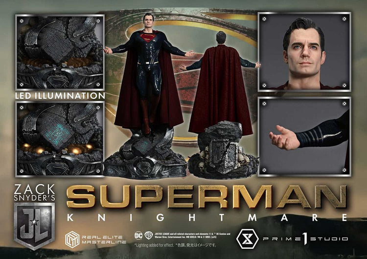 [PREORDINE] Justice League: Statua 1/3 Superman Knightmare Color Edition (Prime 1 Studio) - Prime 1 Studio - Statue