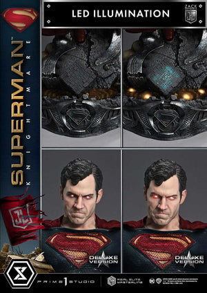 [PREORDINE] Justice League: Statua 1/3 Superman Knightmare Color Edition Deluxe Ver. 95 cm - Prime 1 Studio - Statue