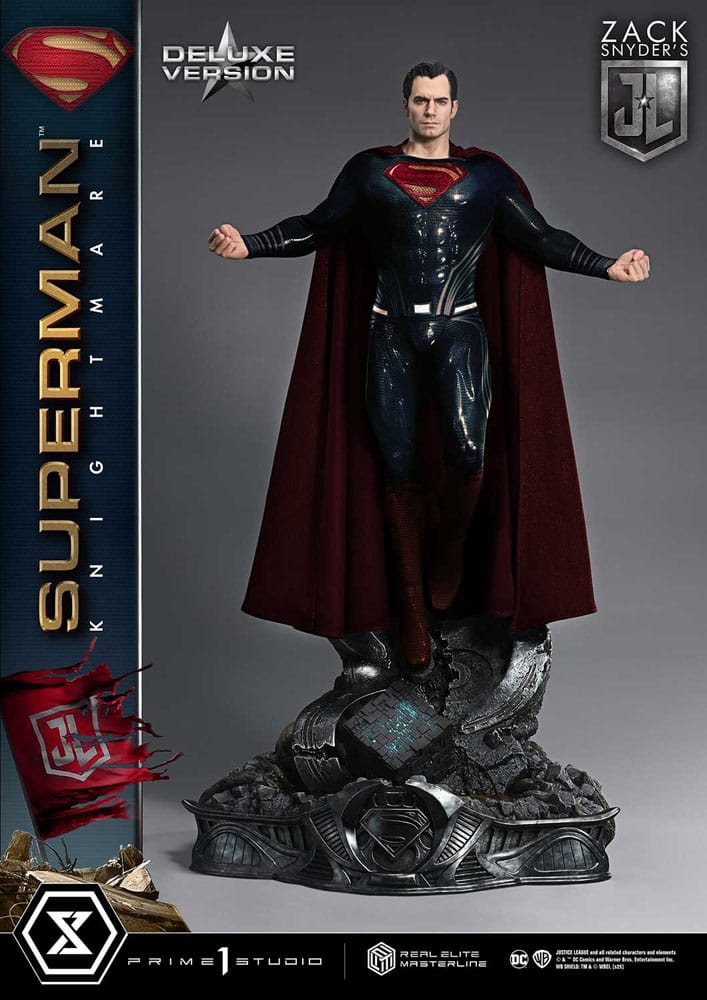 [PREORDINE] Justice League: Statua 1/3 Superman Knightmare Color Edition Deluxe Ver. 95 cm - Prime 1 Studio - Statue