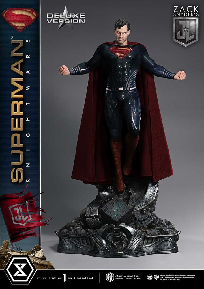 [PREORDINE] Justice League: Statua 1/3 Superman Knightmare Color Edition Deluxe Ver. 95 cm - Prime 1 Studio - Statue