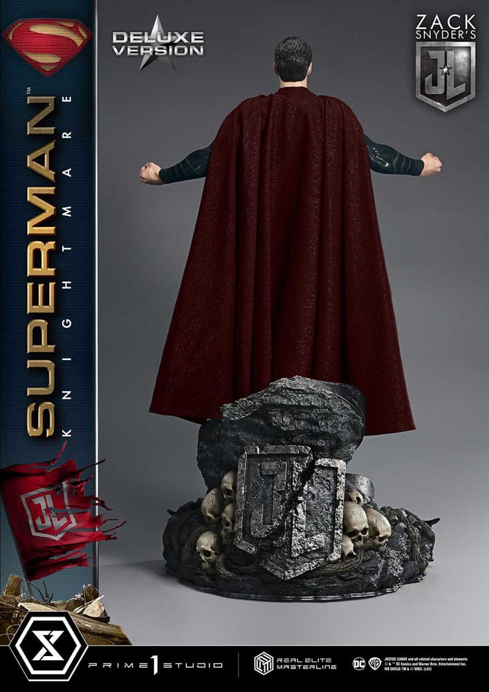 [PREORDINE] Justice League: Statua 1/3 Superman Knightmare Color Edition Deluxe Ver. 95 cm - Prime 1 Studio - Statue