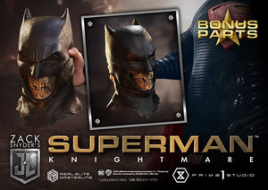 [PREORDINE] Justice League: Statua 1/3 Superman Knightmare Color Edition Deluxe Bonus Ver. 95 cm - Prime 1 Studio - Statue