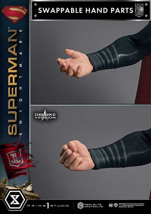 [PREORDINE] Justice League: Statua 1/3 Superman Knightmare Color Edition Deluxe Bonus Ver. 95 cm - Prime 1 Studio - Statue