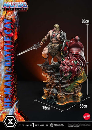 [PREORDINE] Statua He-Man & Battle Cat Real Elite Masterline 1/4 - 86 cm - Prime 1 Studio - Statue