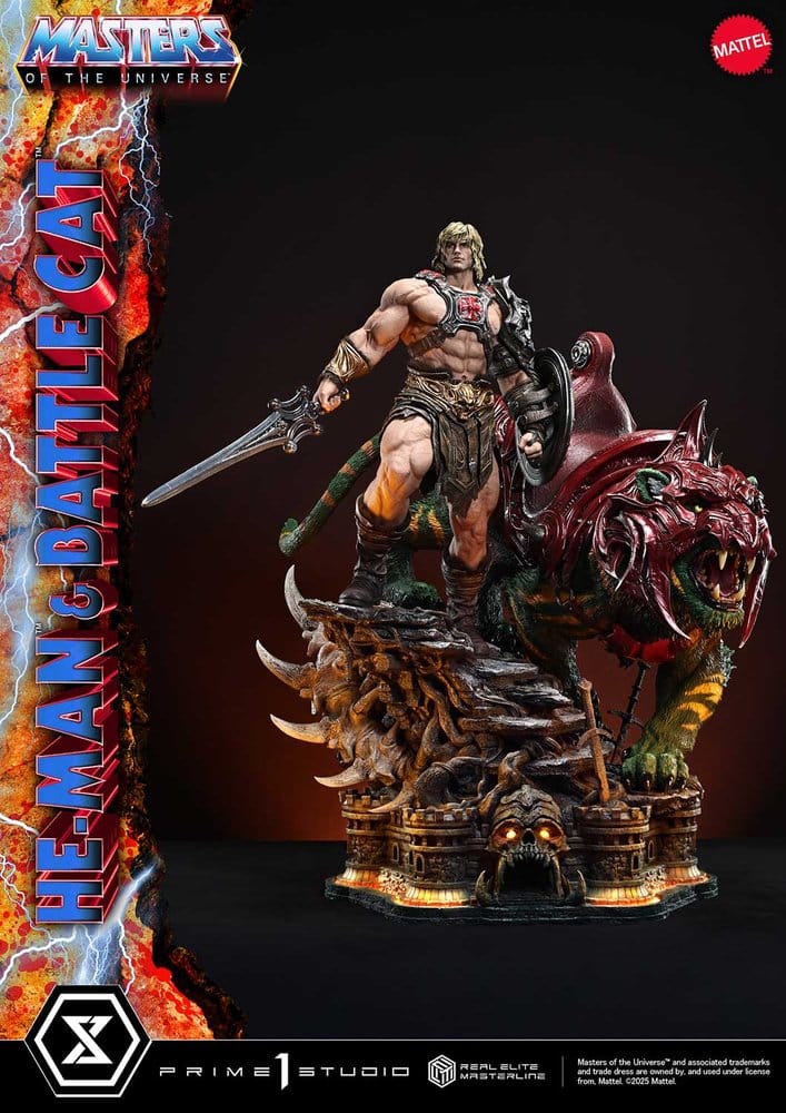 [PREORDINE] Statua He-Man & Battle Cat Real Elite Masterline 1/4 - 86 cm - Prime 1 Studio - Statue