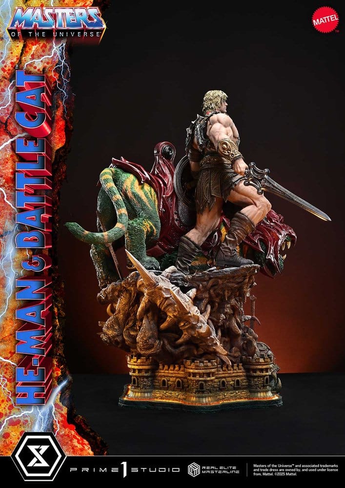 [PREORDINE] Statua He-Man & Battle Cat Real Elite Masterline 1/4 - 86 cm - Prime 1 Studio - Statue