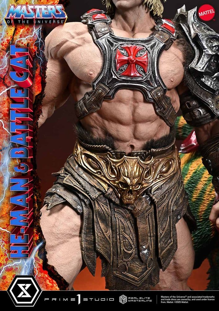 [PREORDINE] Statua He-Man & Battle Cat Real Elite Masterline 1/4 - 86 cm - Prime 1 Studio - Statue