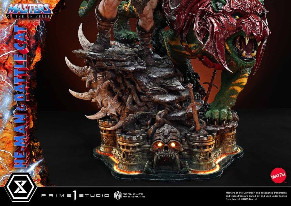 [PREORDINE] Statua He-Man & Battle Cat Real Elite Masterline 1/4 - 86 cm - Prime 1 Studio - Statue