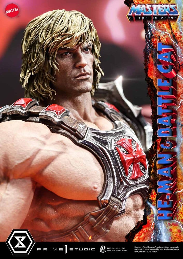 [PREORDINE] Statua He-Man & Battle Cat Real Elite Masterline 1/4 - 86 cm - Prime 1 Studio - Statue