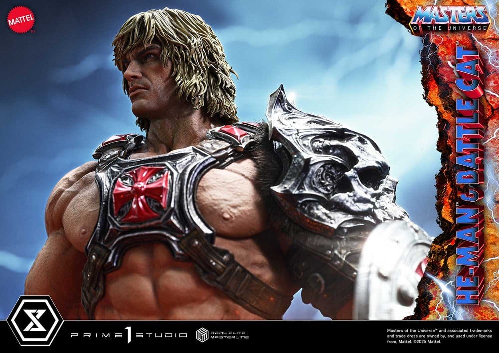 [PREORDINE] Statua He-Man & Battle Cat Real Elite Masterline 1/4 - 86 cm - Prime 1 Studio - Statue