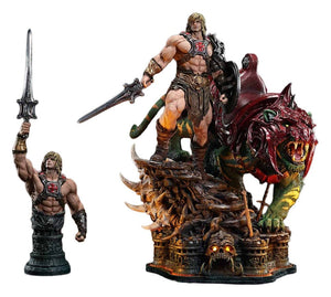 [PREORDINE] Statua He-Man & Battle Cat Ultimate Version 86 cm - Masters of the Universe - Prime 1 Studio - Statue